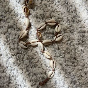 White and Brown Shell Necklace